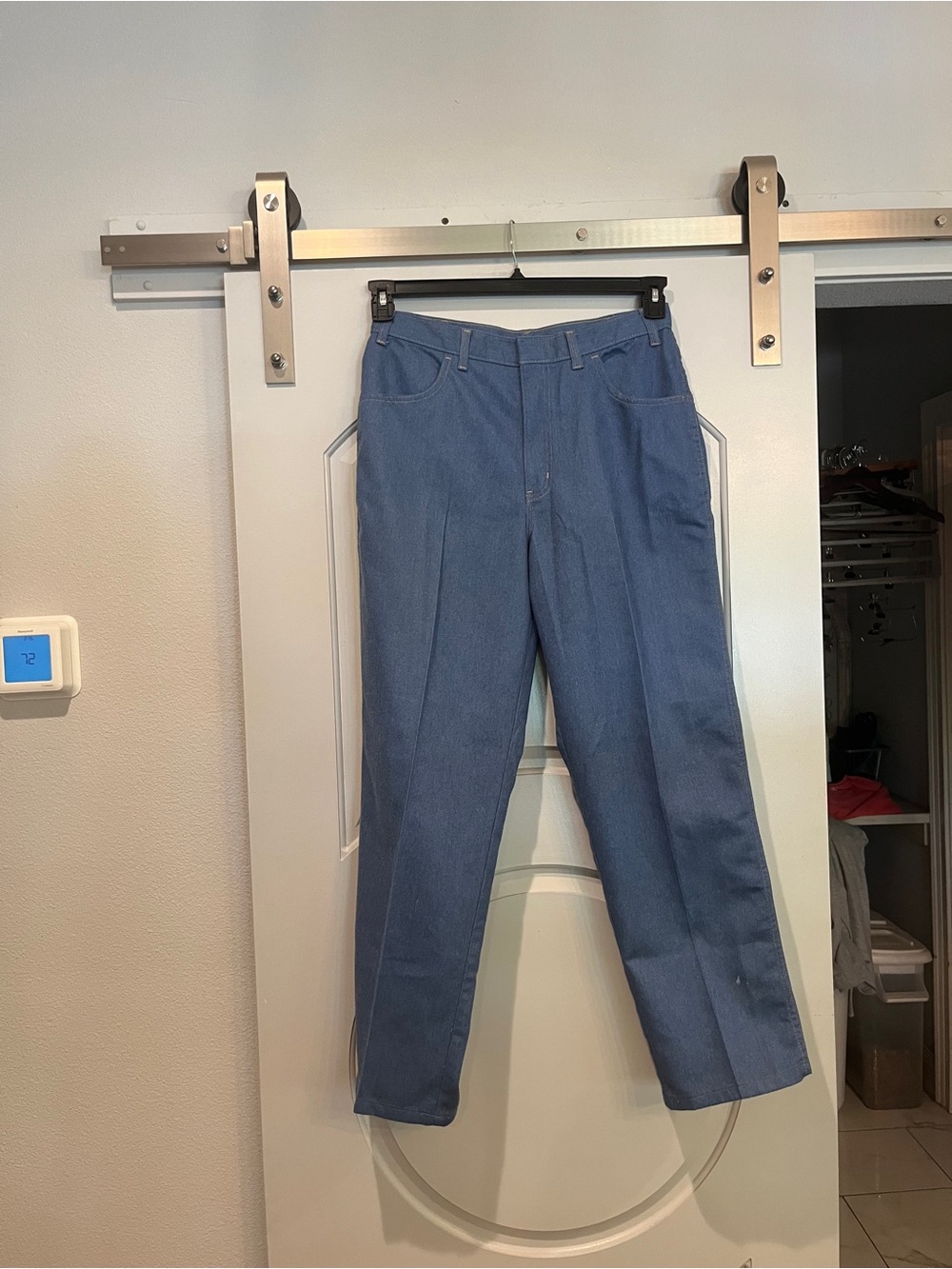 Vintage Towncraft  Blue Straight-Leg trouser style jeans. GUC!